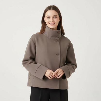 Women's Winter Coat | High Collar & Relaxed Fit 7