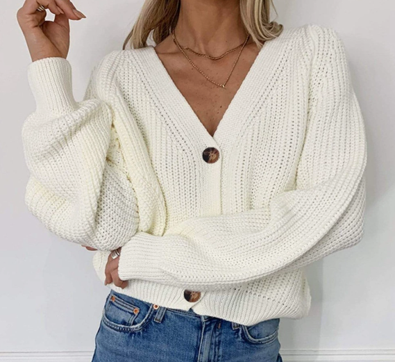 Women's Knitted Button Cardigan | Soft & Warm Layering 4