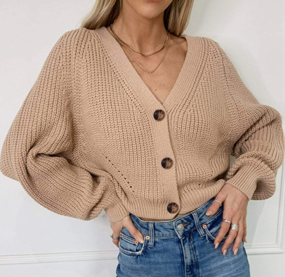 Women's Knitted Button Cardigan | Soft & Warm Layering 3