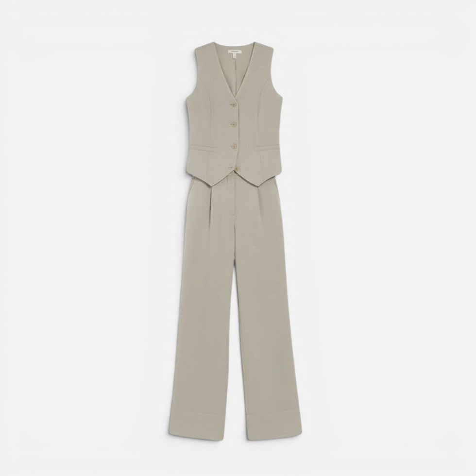 Women's Waistcoat & Wide Leg Trouser Set | Tailored & Versatile 5