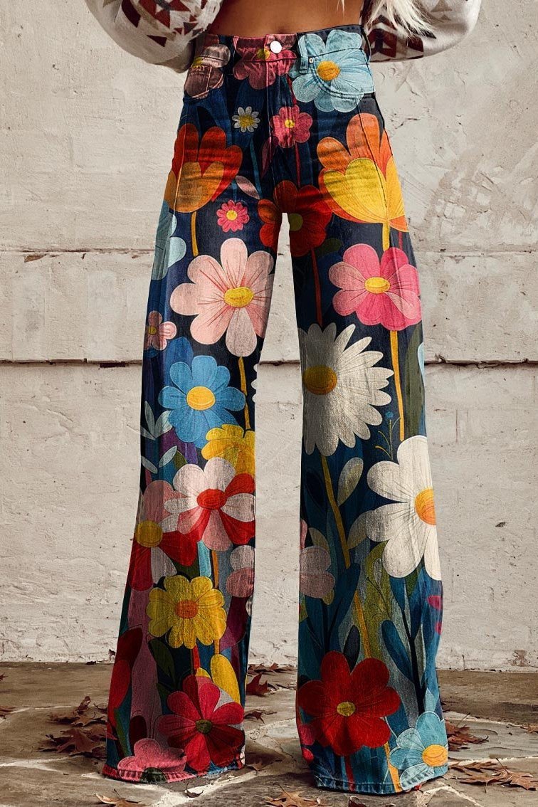 Women's Boho Trousers | High-Waist & All-Day Comfort 1