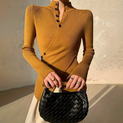 Image of Kim | Women's Wrap Long Sleeve Sweater