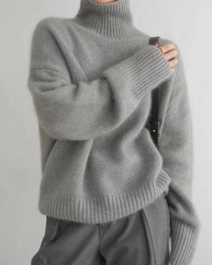 Image of Kylie | Women's Oversized Turtleneck Sweater