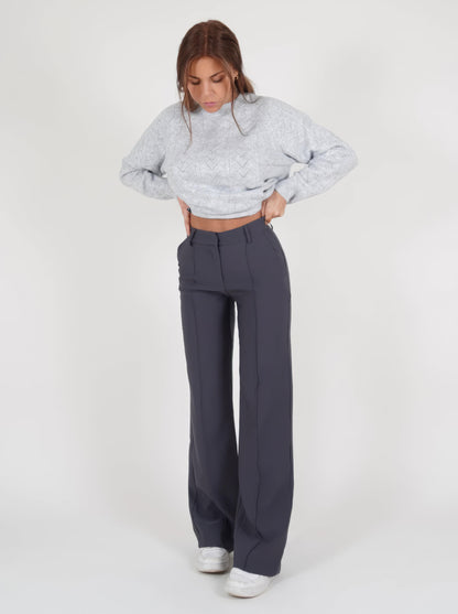 Women's Wide Leg Trousers | High-Waisted & Flattering Fit