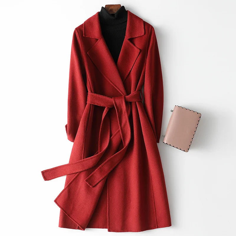 Women's Belted Wrap Coat | Flattering Fit & Warmth