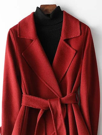 Women's Belted Wrap Coat | Flattering Fit & Warmth