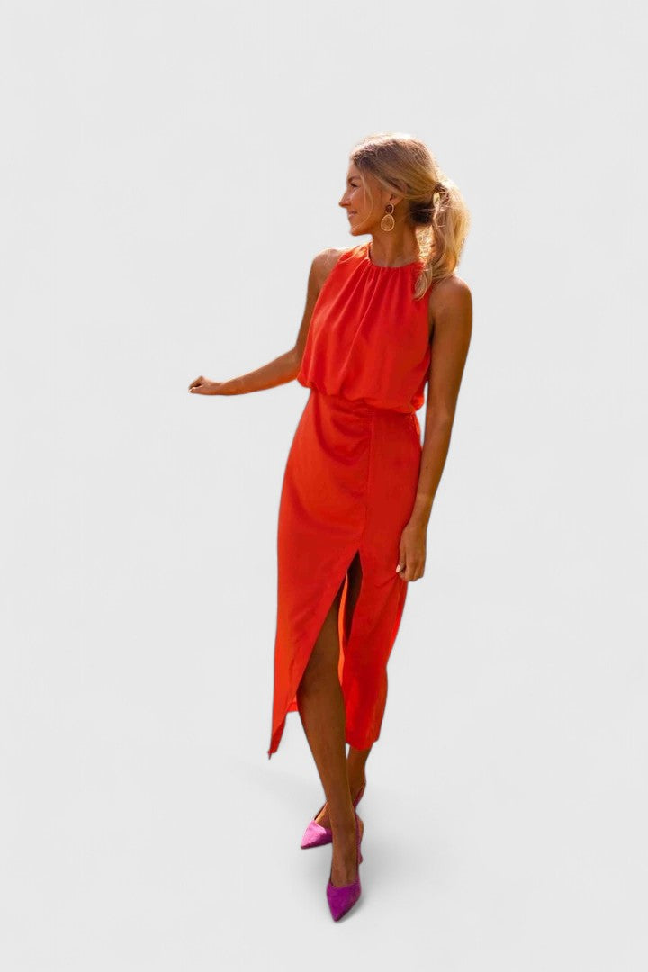 Theonae™ | Chic Midi Dress for Any Occasion