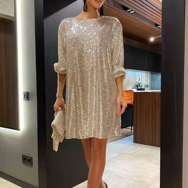 Women's Mini Party Dress | Loose Fit & Flattering Silhouette