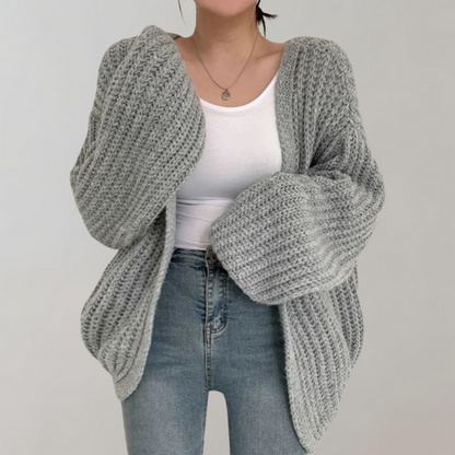 Image of Lydia | Women's Oversized Open Front Cardigan