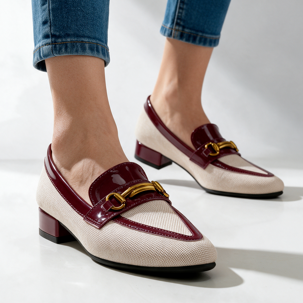 Women's Woven Loafers | Slip-On Comfort & Steady Lift 3