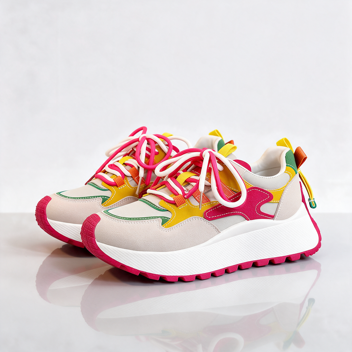 Women's Platform Sneakers | Cushioned Comfort & Secure Fit 1