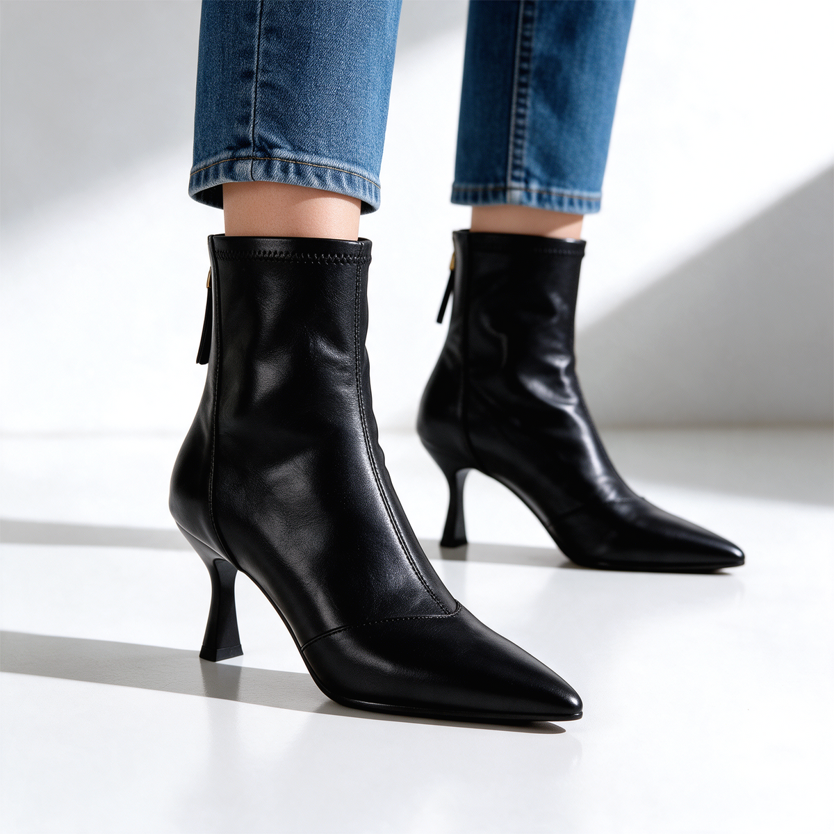 Women's Ankle Boots | Pointed Toe & Kitten Heel 5