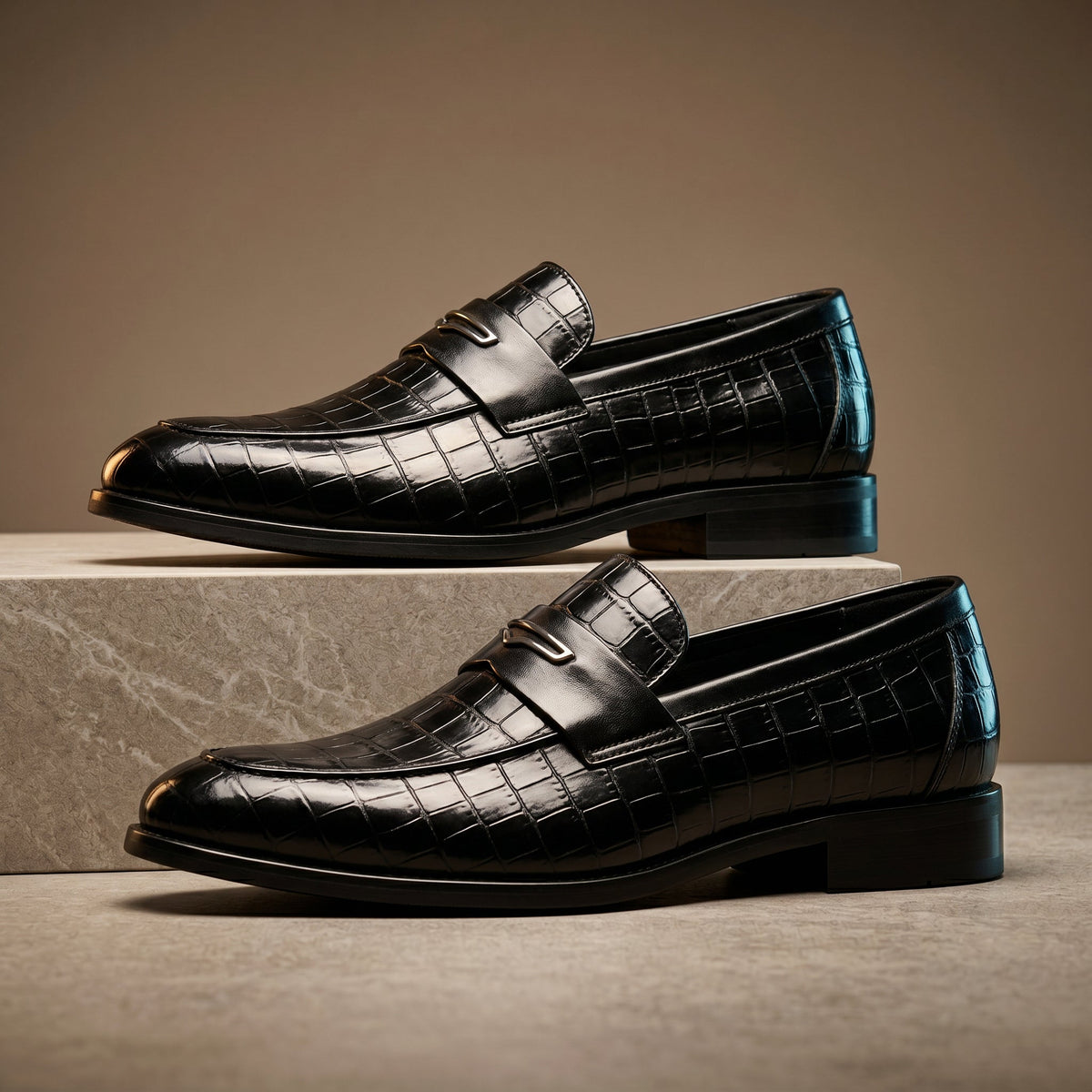 Women's Penny Loafers | Embossed Texture & All-Day Comfort 4