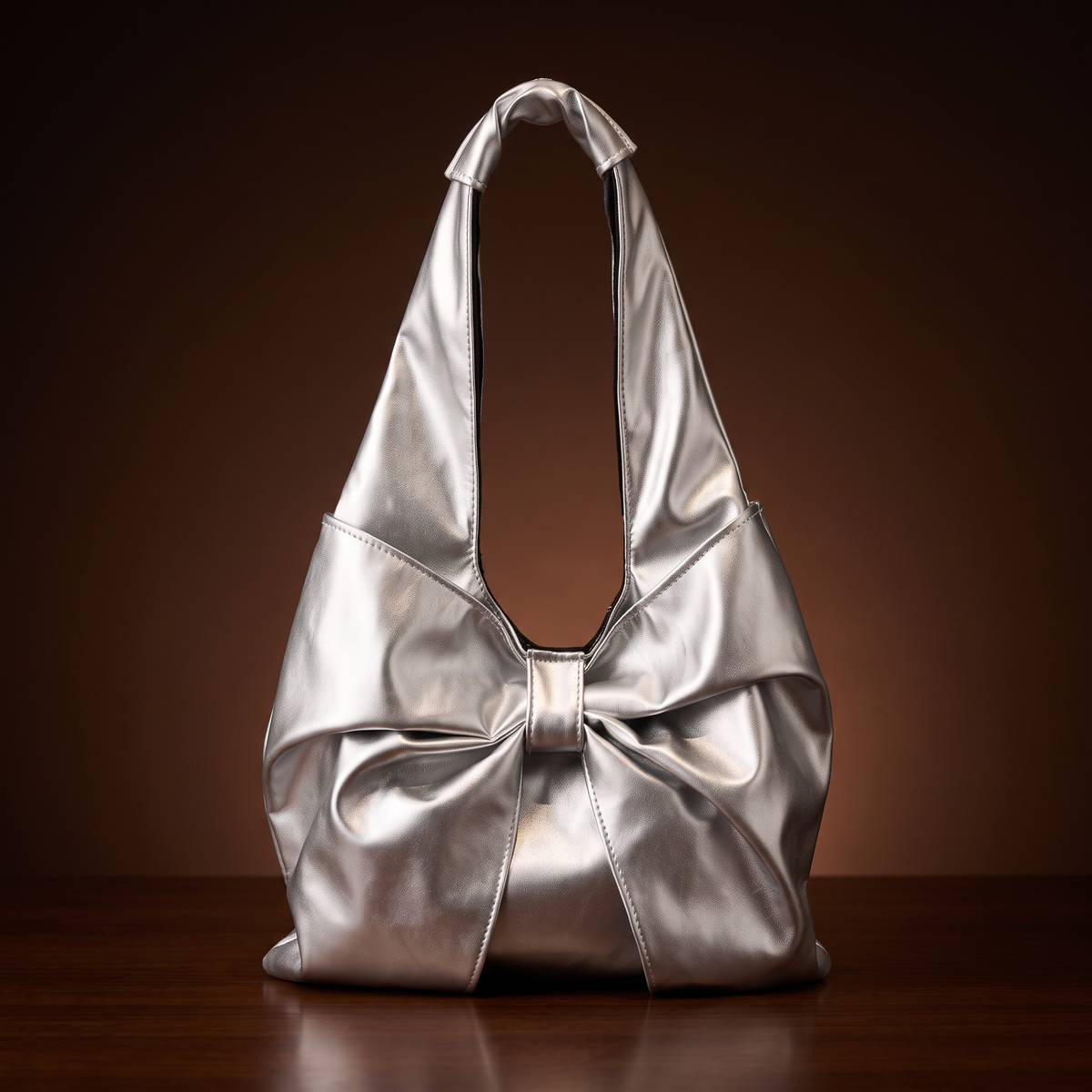 Women's Bow Bag | Sculptural Hobo Design 4