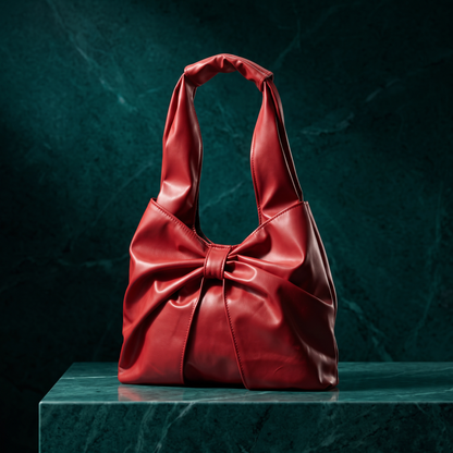Women's Bow Bag | Sculptural Hobo Design 7