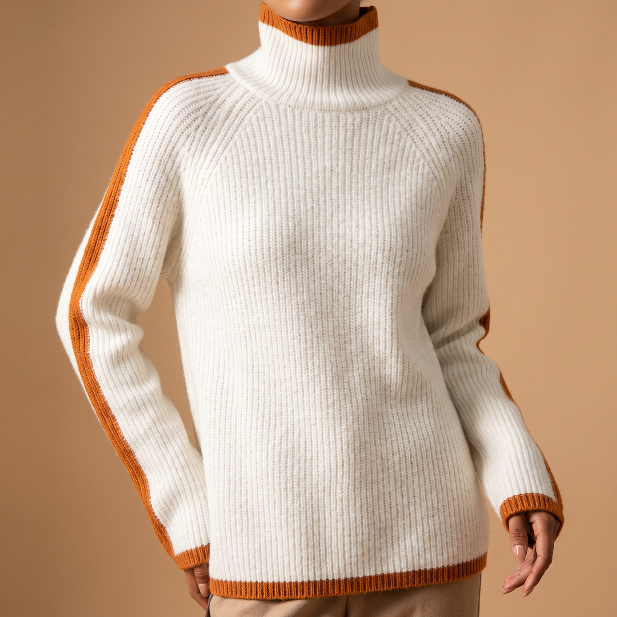 Women's Turtleneck Sweater | Ribbed Knit & Warm 4