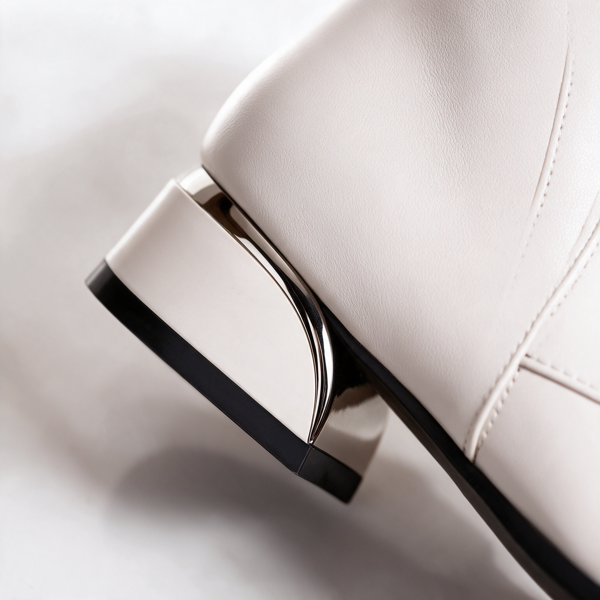 Women's Ankle Boots | Pointed Toe & Metallic Heel 3