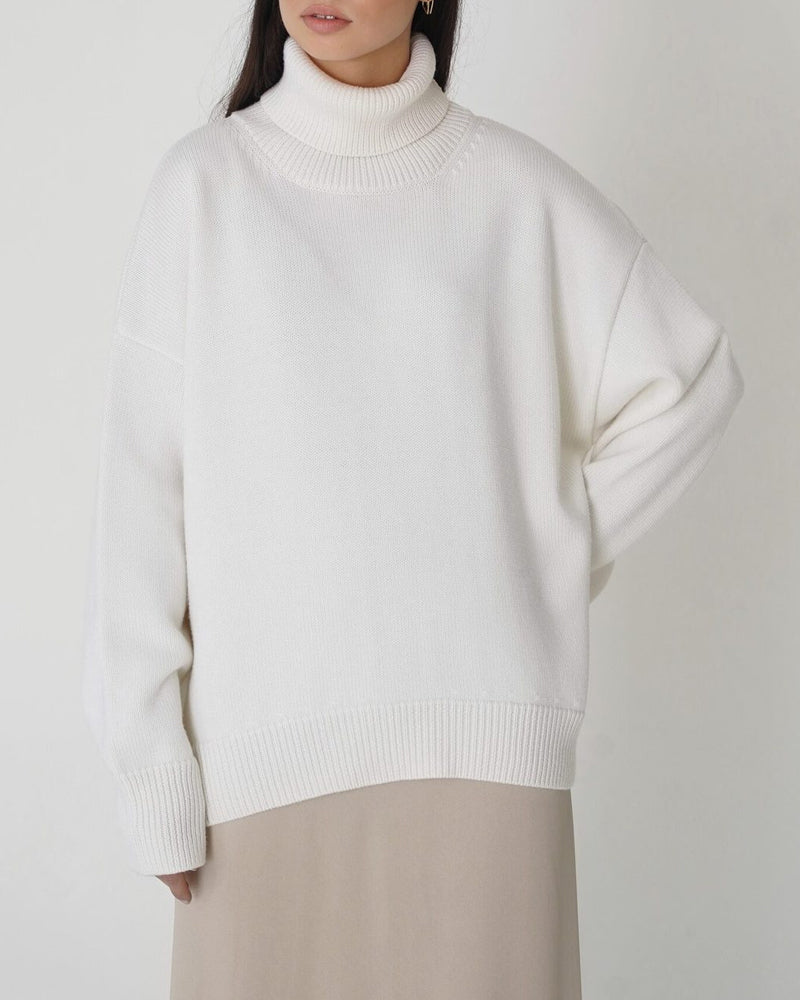 Image of Margot | Women's Oversized Turtleneck Sweater