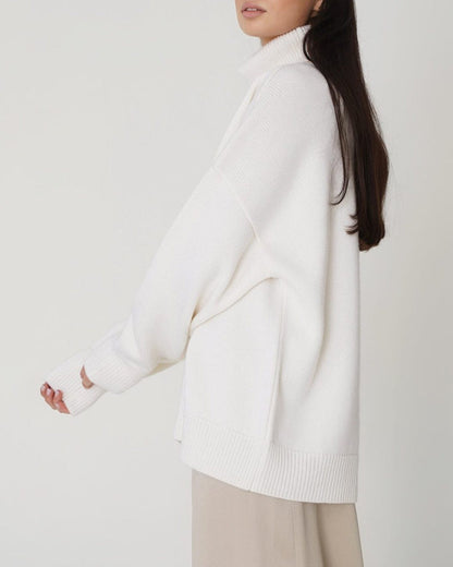 Image of Margot | Women's Oversized Turtleneck Sweater