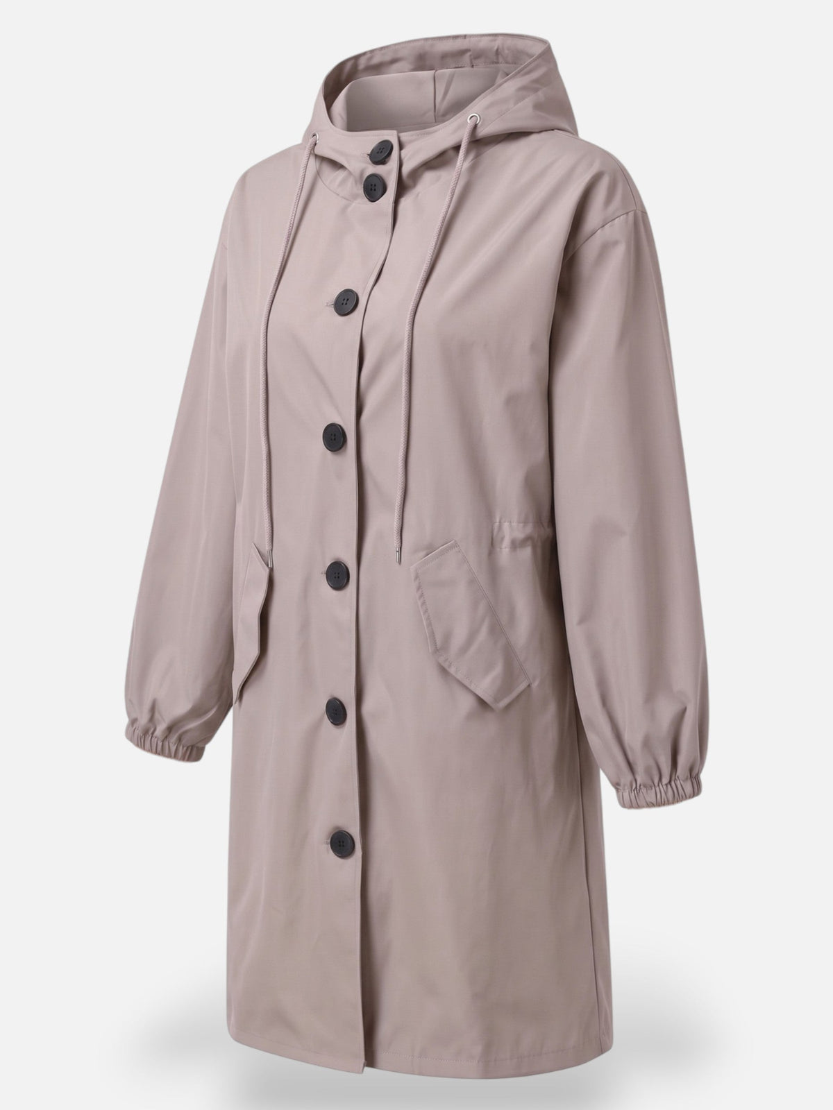 Women's Long Raincoat | Waterproof & Hooded 10
