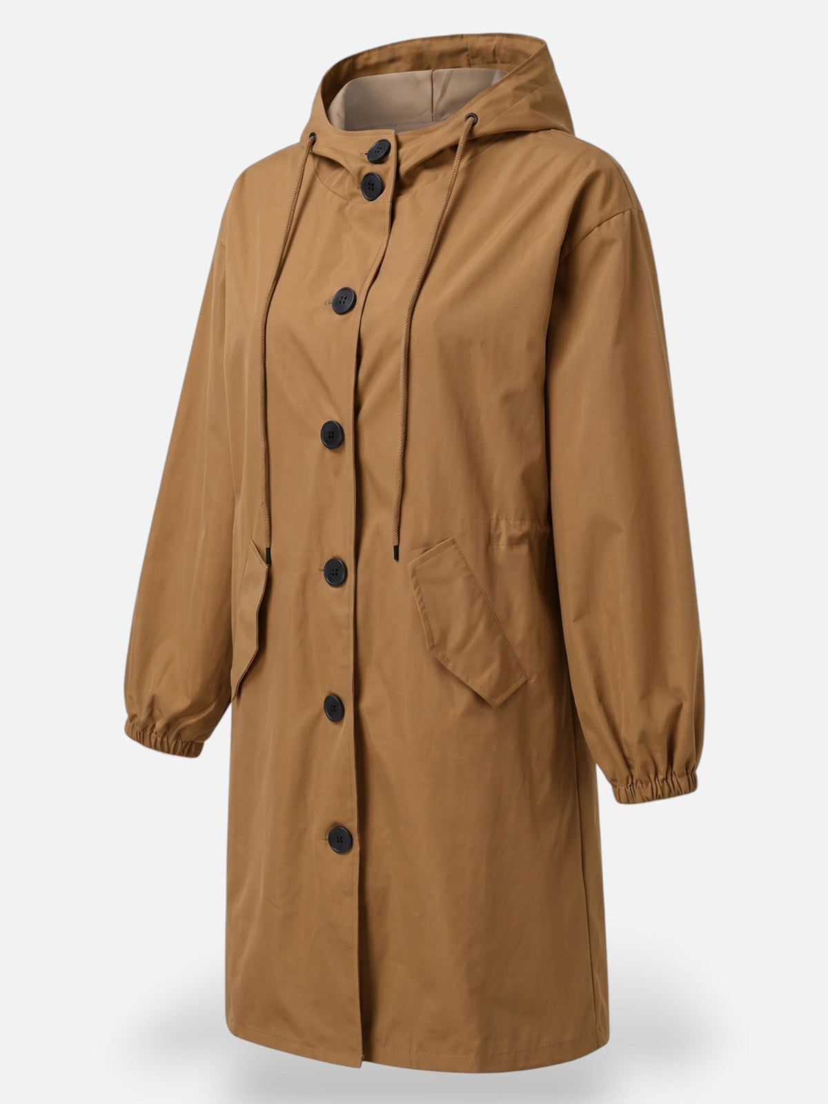 Women's Long Raincoat | Waterproof & Hooded 9