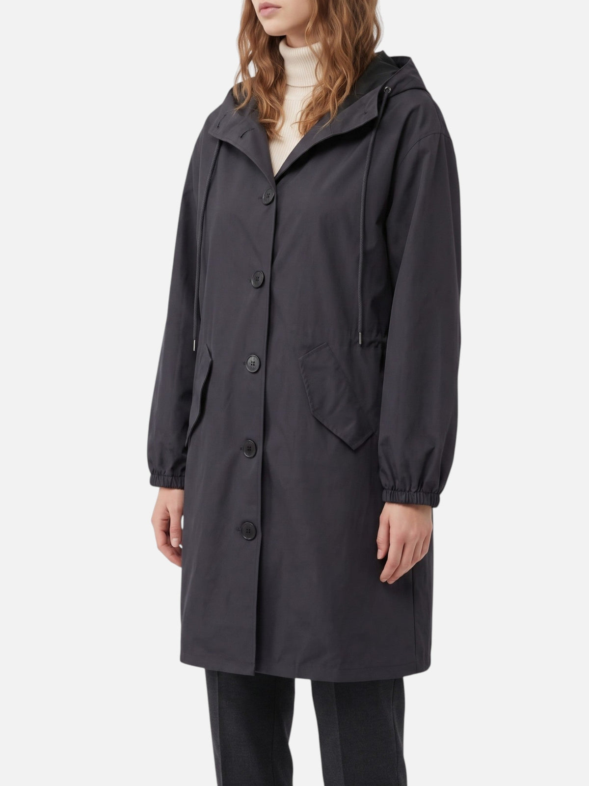 Women's Long Raincoat | Waterproof & Hooded 7