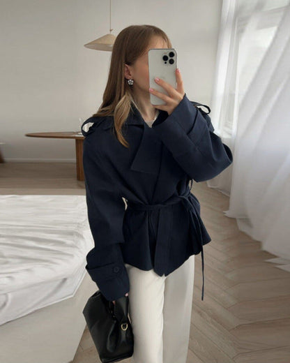 Ainsley Belted Double Coat