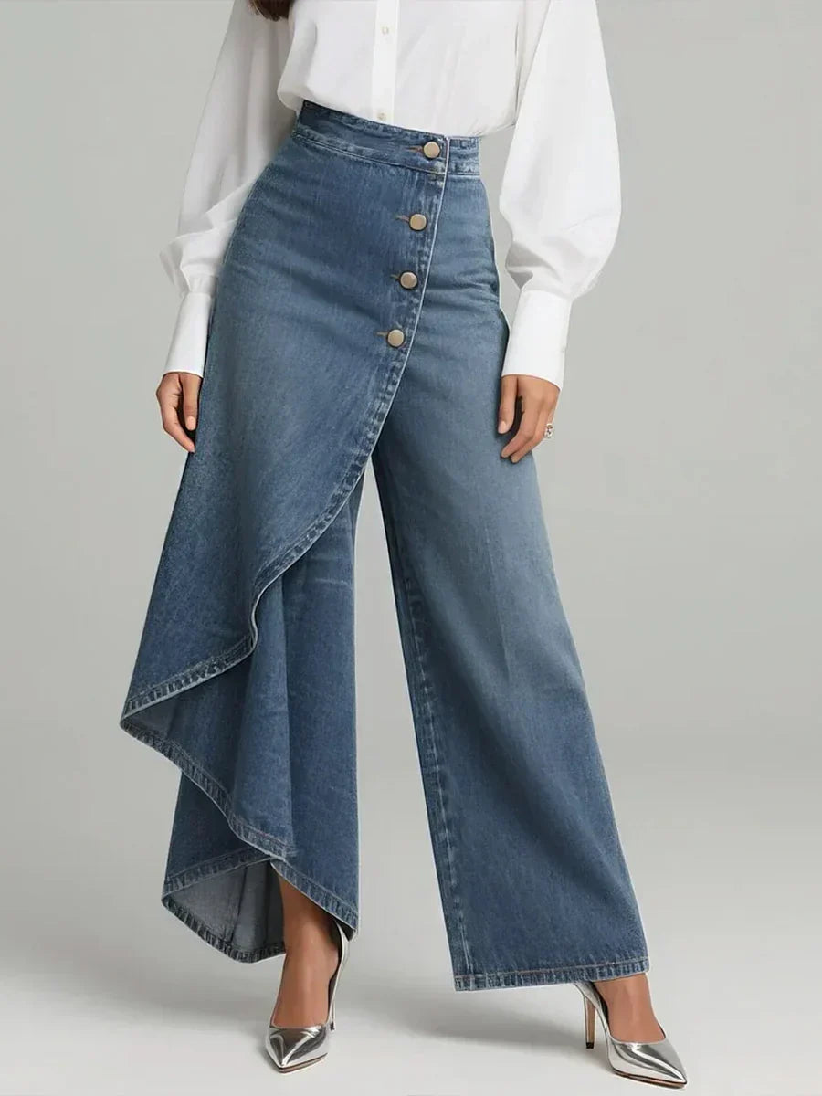 Women's High Waisted Wide-Leg Pants | Statement Trousers 4