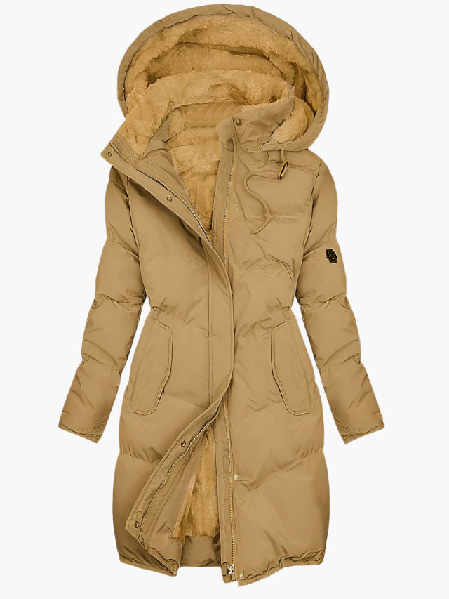 Women's Quilted Hooded Coat | Warm & Windproof 3
