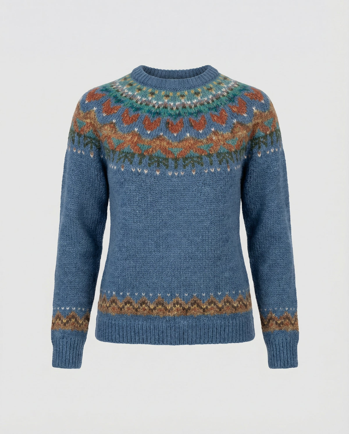Women's Icelandic Knit Jumper | Vintage Style Warmth