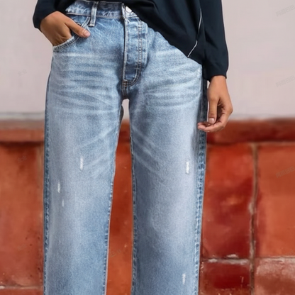 Women's Cropped Jeans | Straight Cut & All-Day Comfort 4