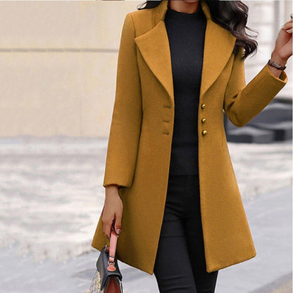 Women's Long Blazer | Slim Fit & Single-Breasted 3