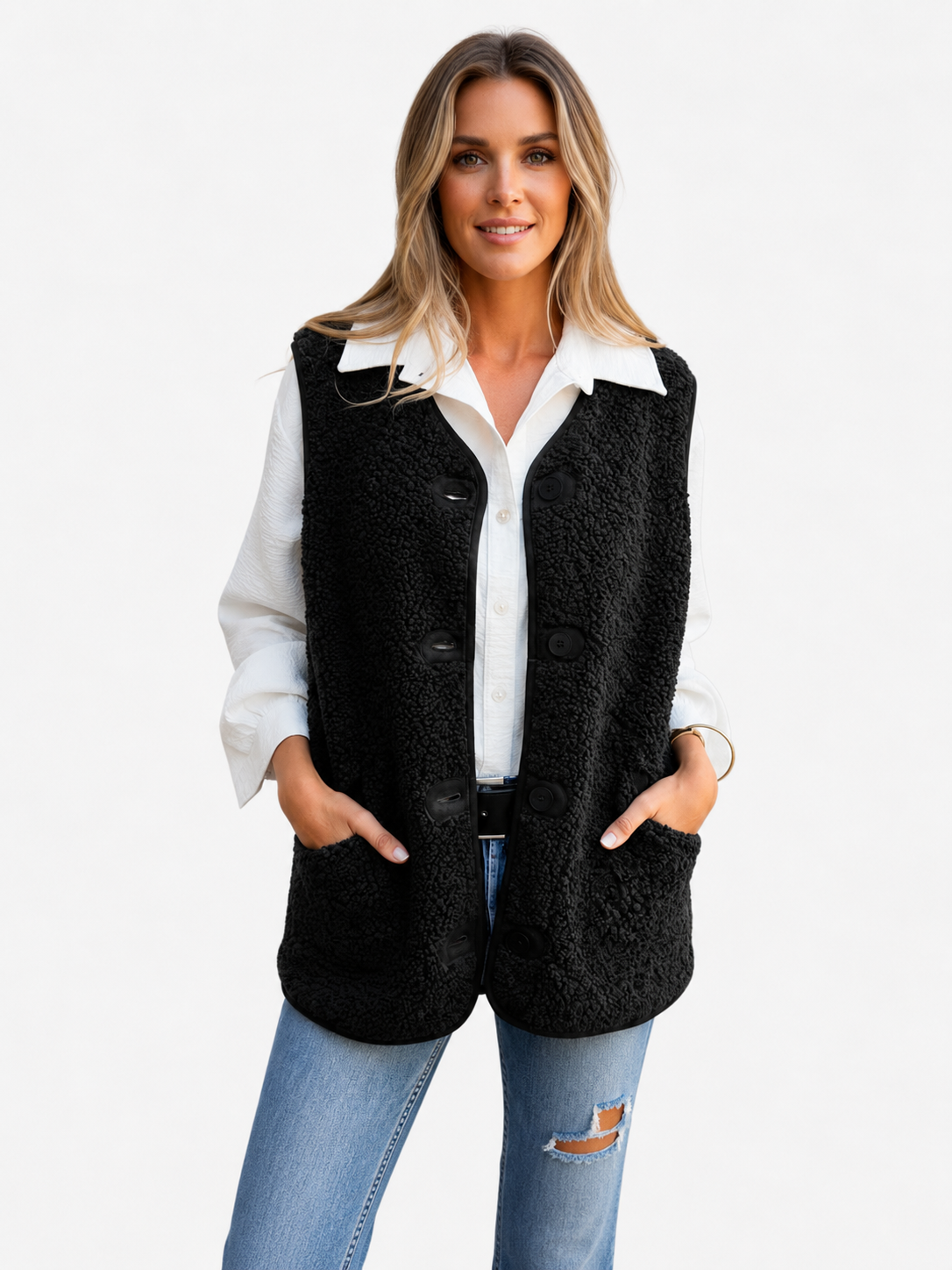 Women's Teddy Gilet | Warm & Cosy 2