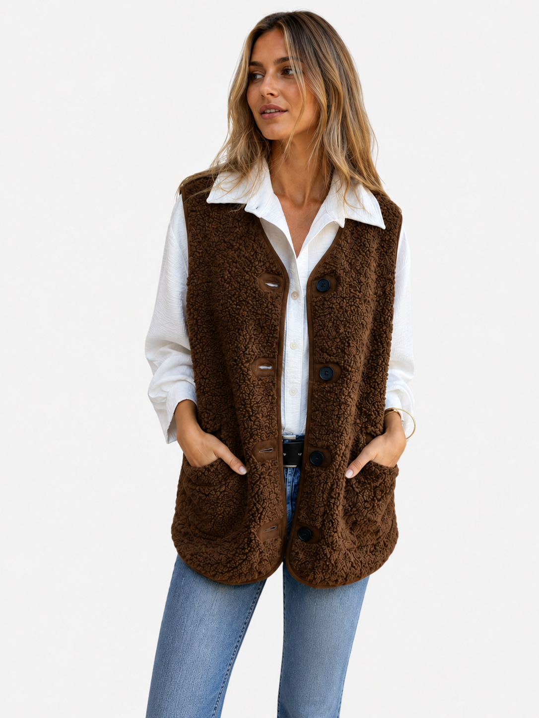 Women's Teddy Gilet | Warm & Cosy 3