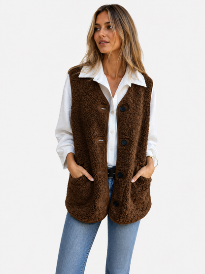 Women's Teddy Gilet | Warm & Cosy 3