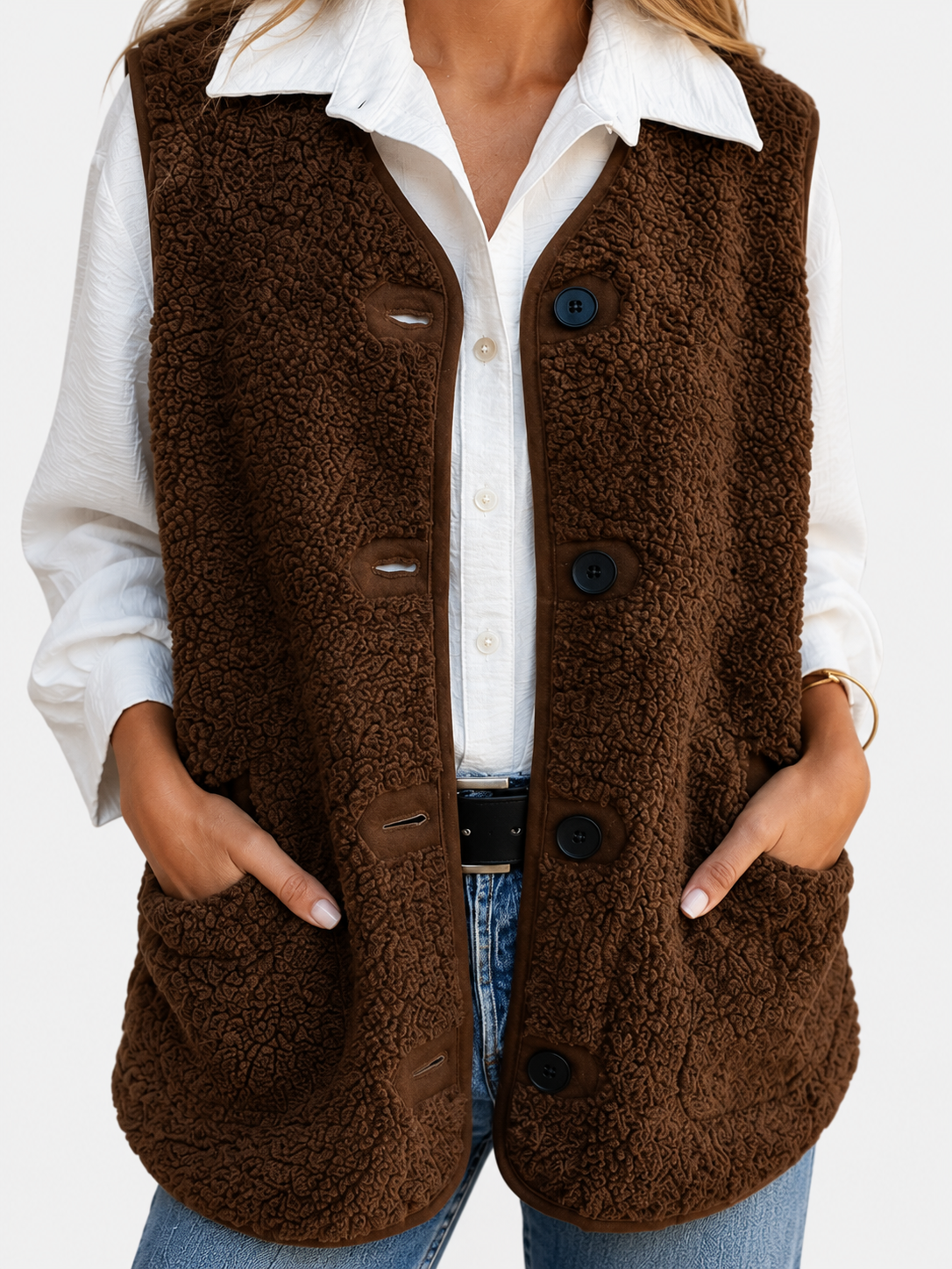 Women's Teddy Gilet | Warm & Cosy 4