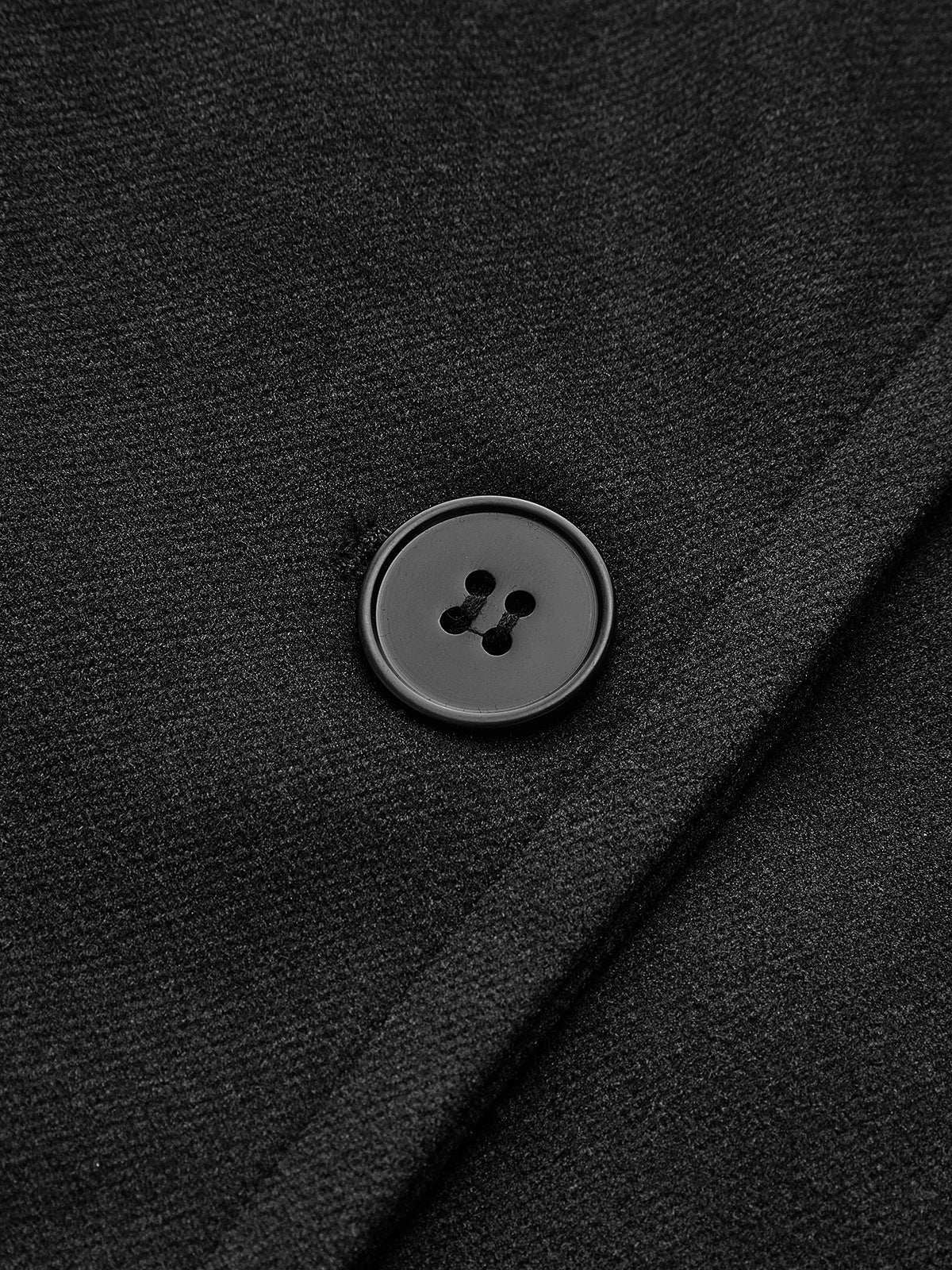 Women's Button Front Coat | Lapel Collar & Side Pockets 8