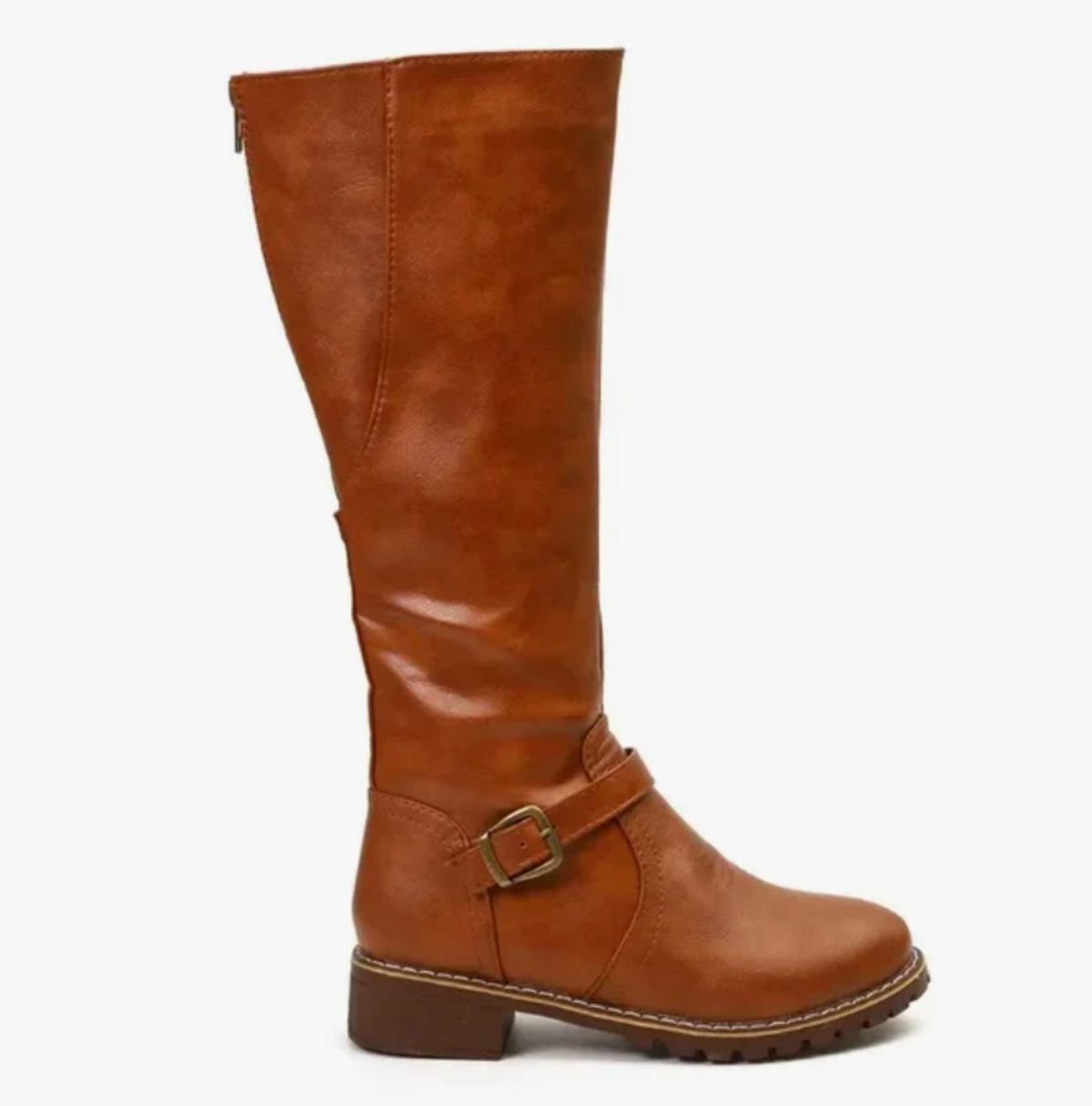 Women's Knee High Boots | Adjustable Buckle & Grip Sole