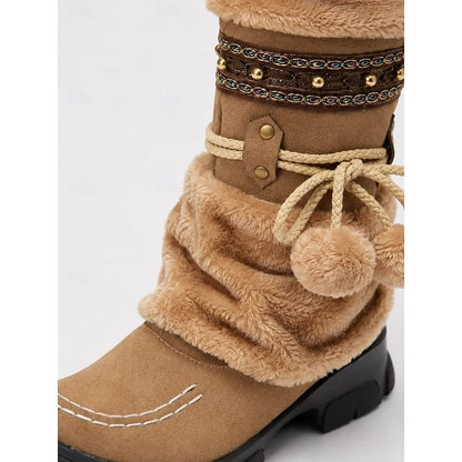 Aileen Boho Faux Fur Snow Boots_6